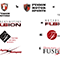 Logos were created for the various customers.